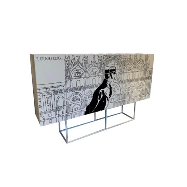 Corto Maltese wooden sideboard, Capo d 'Opera image