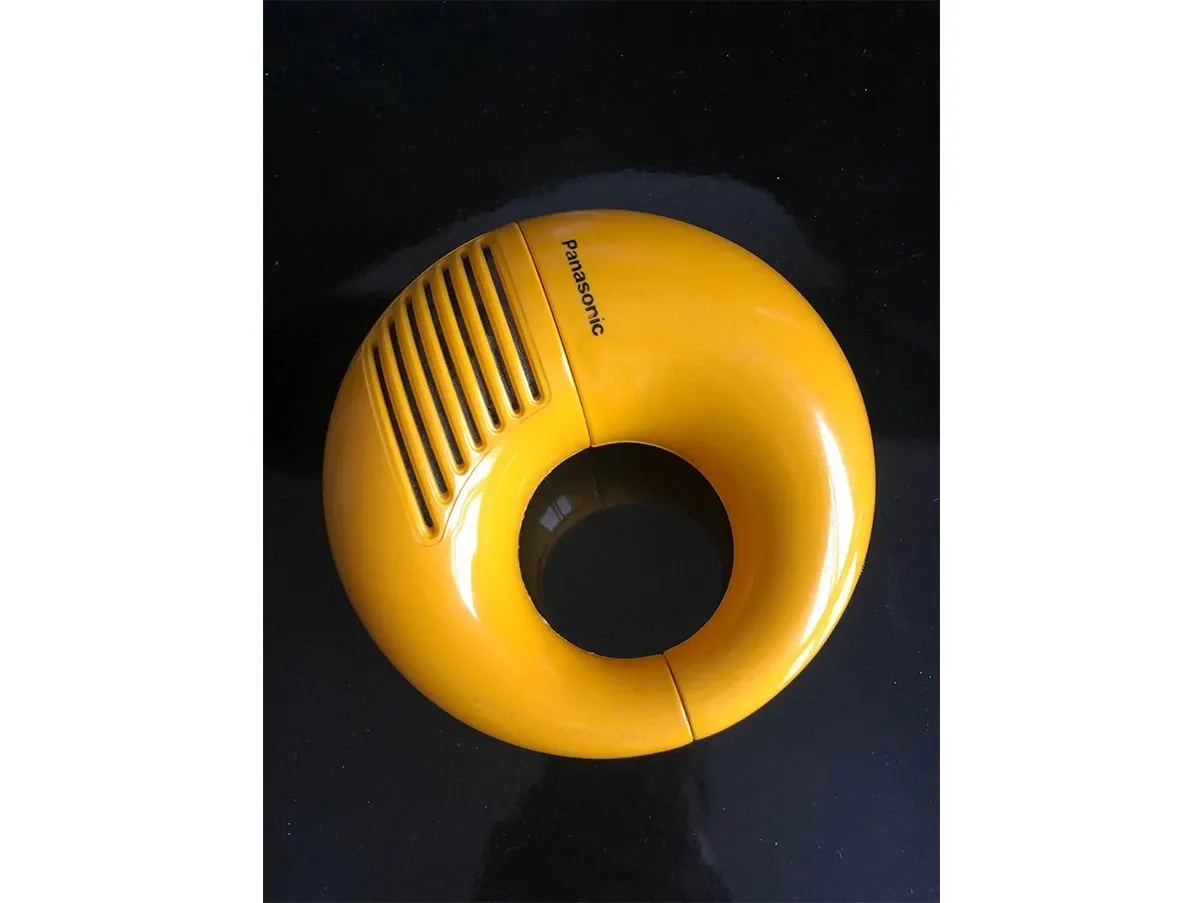 Radio vintage Toot-A-Loop in plastica (giallo) 2