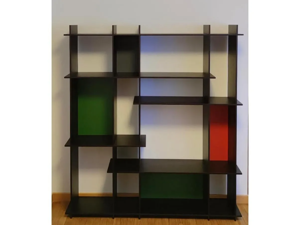 Level 733/4 bookcase with compartments (multicolored) 6