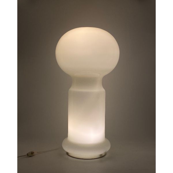 Rare monumental Space Age Murano glass table lamp, Vistosi image