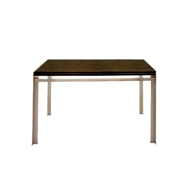 Extendable table in painted steel and wood, Zanotta image