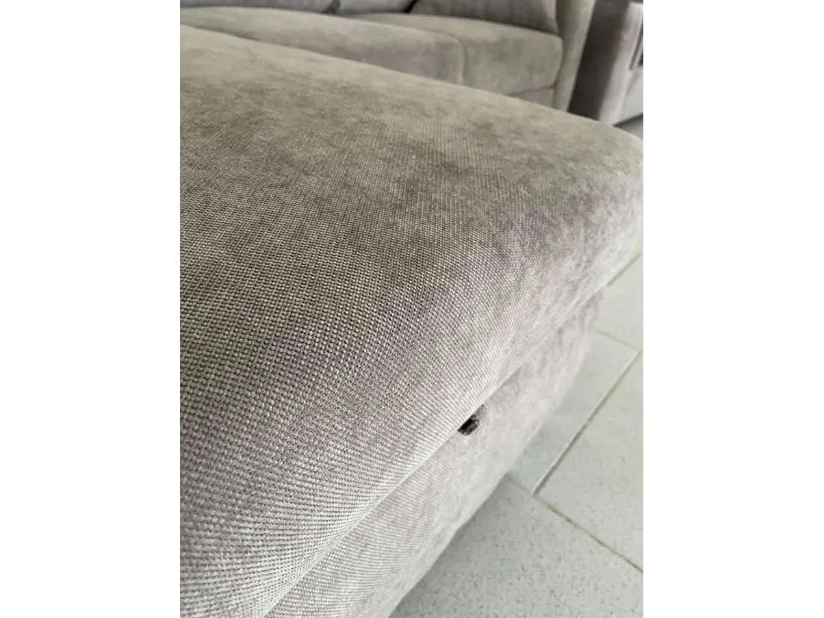 Schlafsofa mit Ottomane und Bettkasten (grau) 6