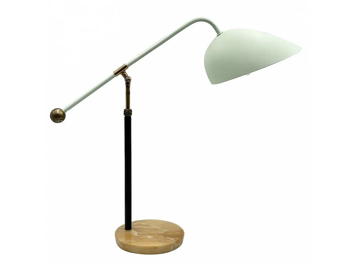 Lampada da tavolo 5023 di Angelo Brotto (anni '50) 9