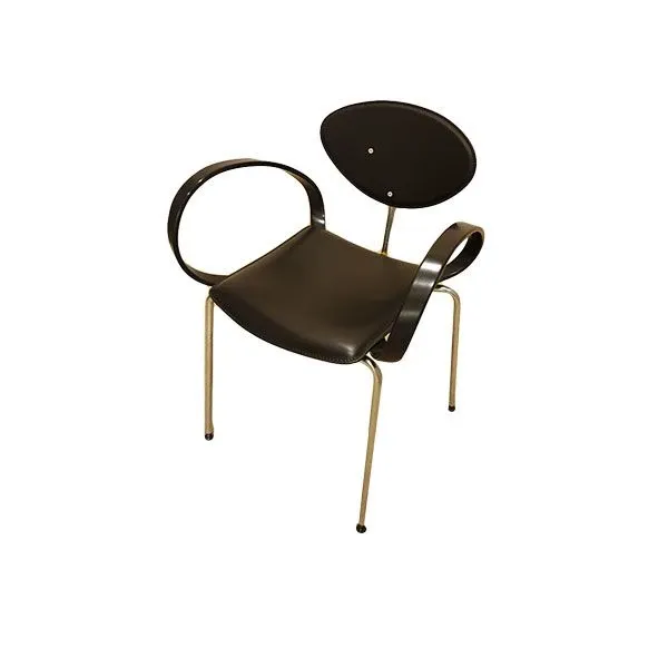 Maximilian leather armchair (black), Gebrüder Thonet Vienna image