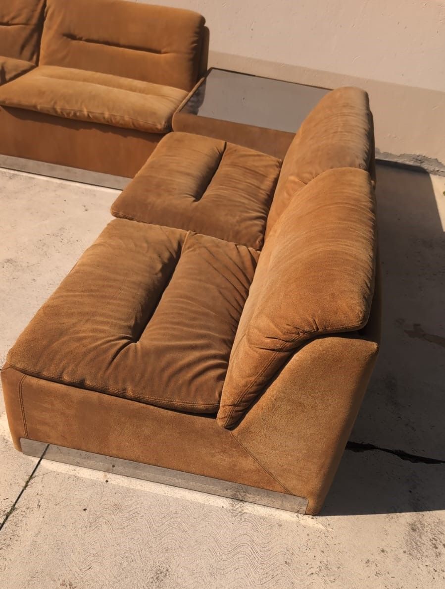 Modulares Ecksofa mit seitlichen Tischen Vorschläge (70er Jahre) Optional8