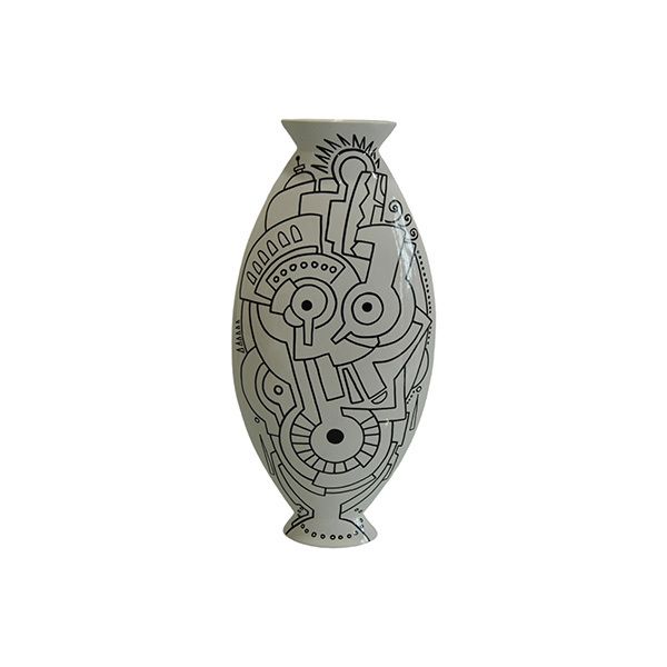 Vaso in ceramica di Alessandro Guerriero vintage, image