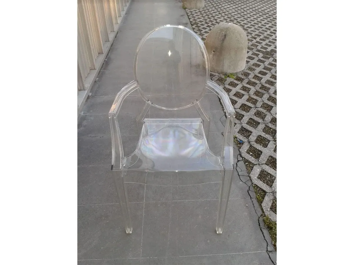 Set 4 poltroncine Louis Ghost in policarbonato, Kartell 6
