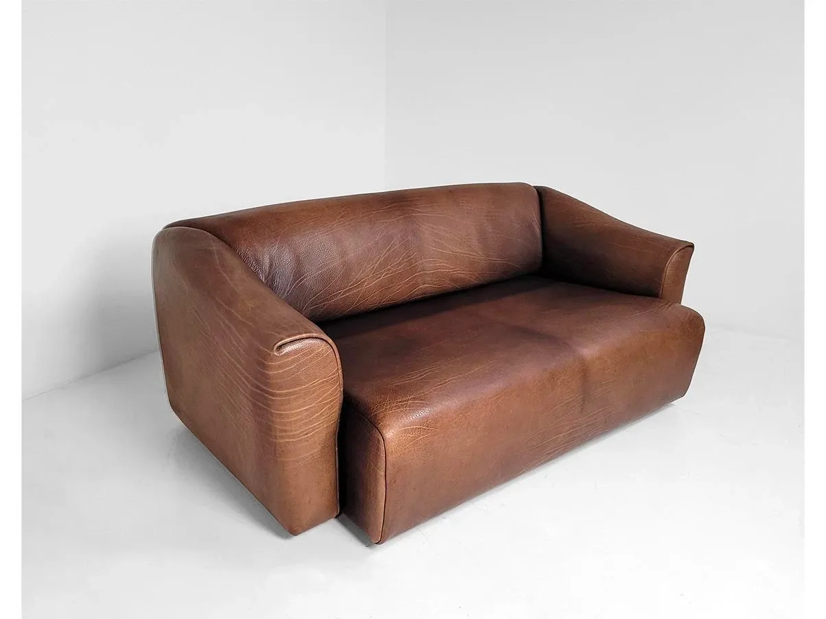 DS-47 three-seater sofa in buffalo leather ('70s) 1