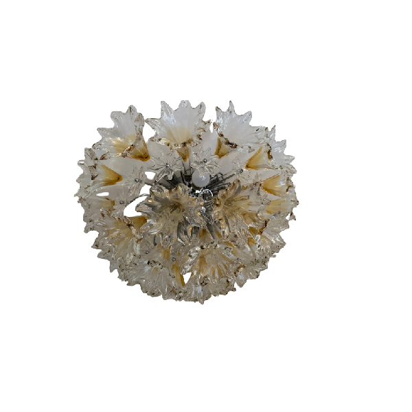 Esprit crystal ceiling lamp, Venini image