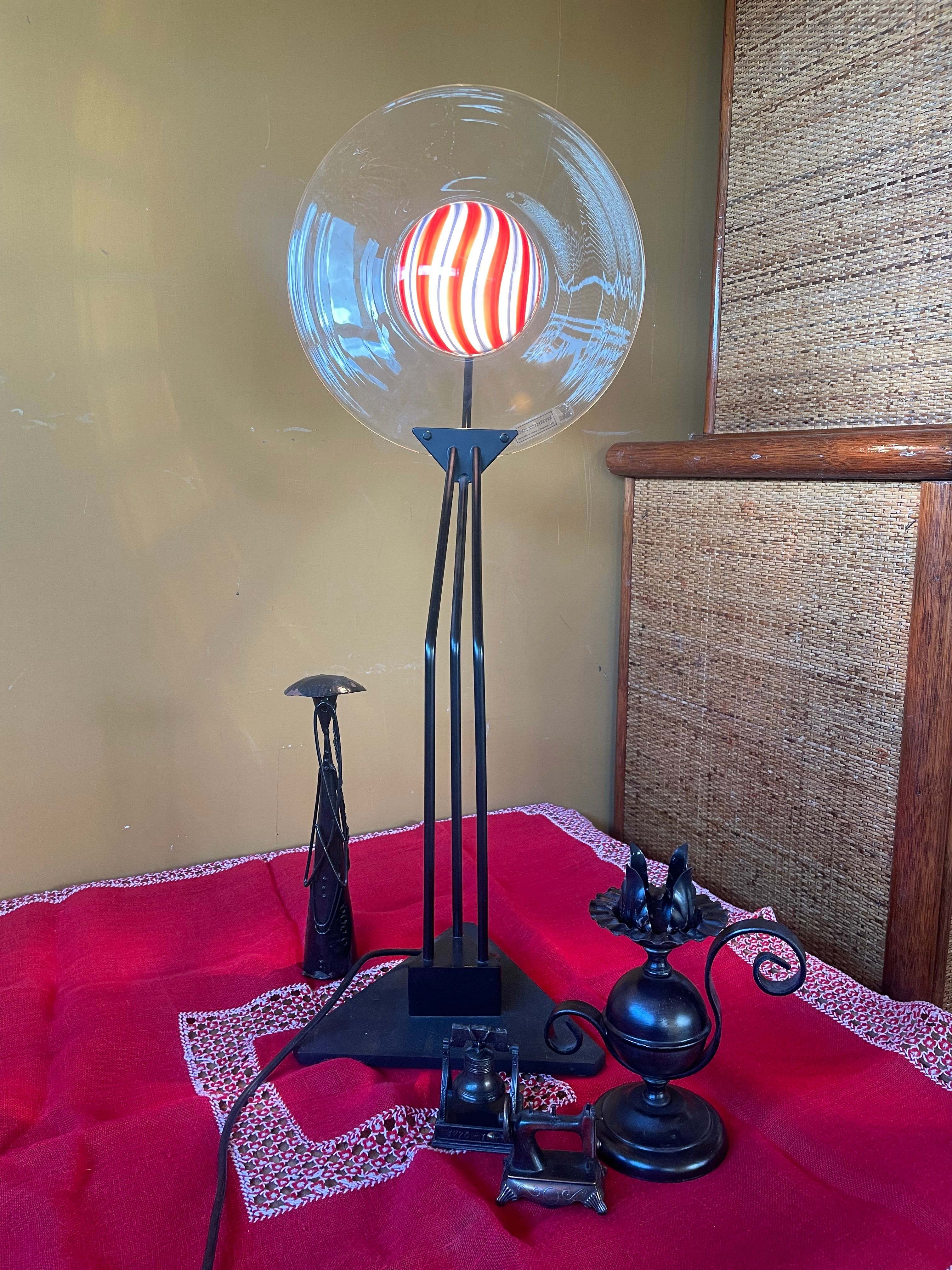 Effetre Murano Glas Tischlampe Main