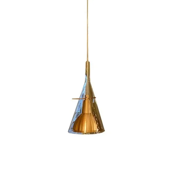 Flûte suspension lamp in aluminum (copper), FontanaArte image