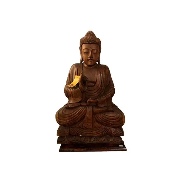 Sitting Buddha statue, La Maison Coloniale: in solid wood image