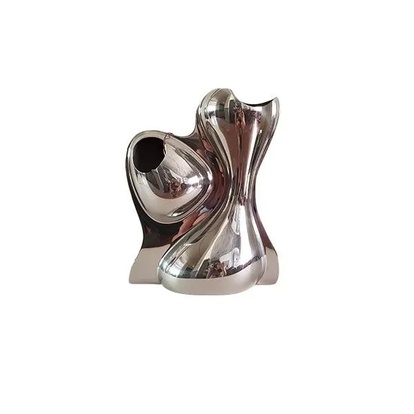 Babyboop flower vase in stainless steel, Alessi image