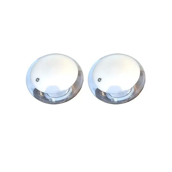 Set of 2 vintage Gill ceiling lights (1960s), Leucos image