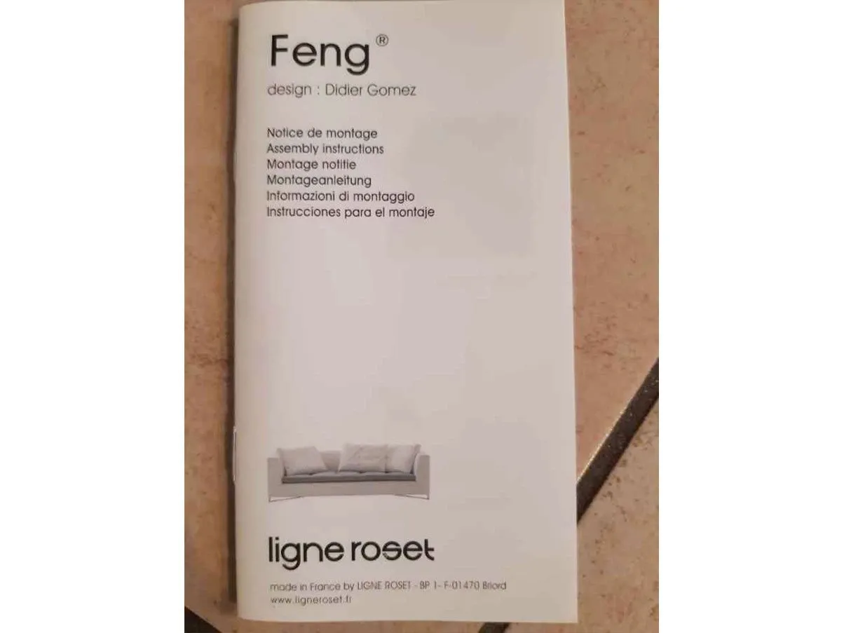 Ecksofa Feng aus Stoff (Beige) 2