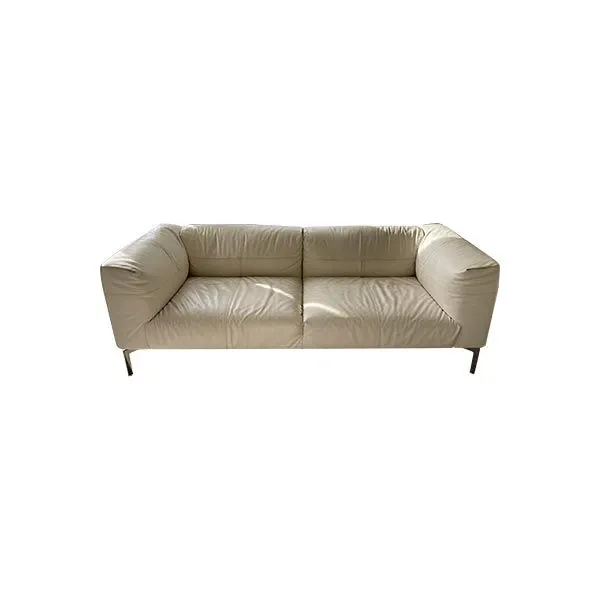 Bosforo sofa in white leather 