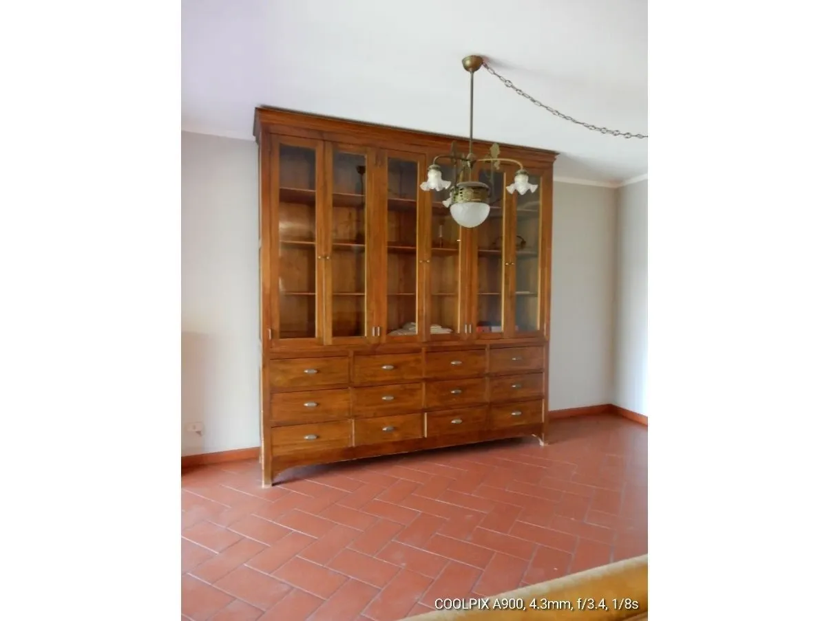 Vintage sideboard with showcases, image