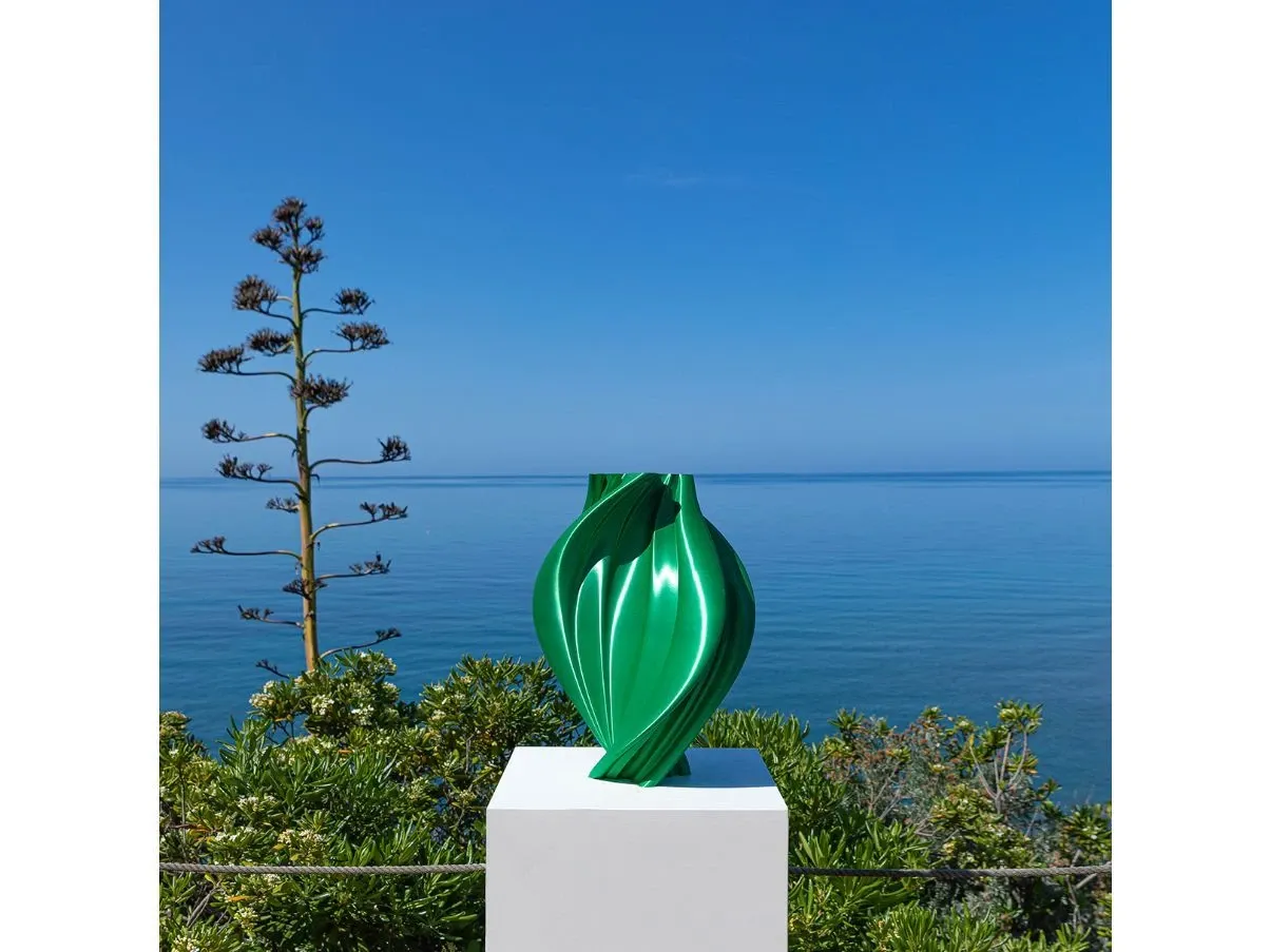 Vaso Diamocle verde, Dygodesign  4