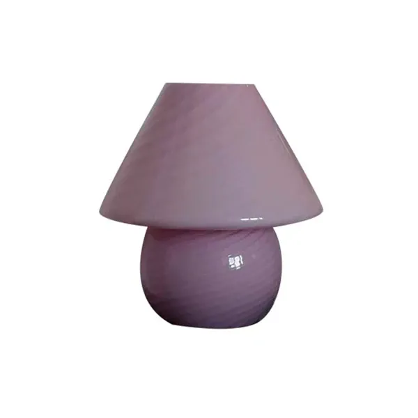 Swirl glass table lamp (pink), Vetri Murano image