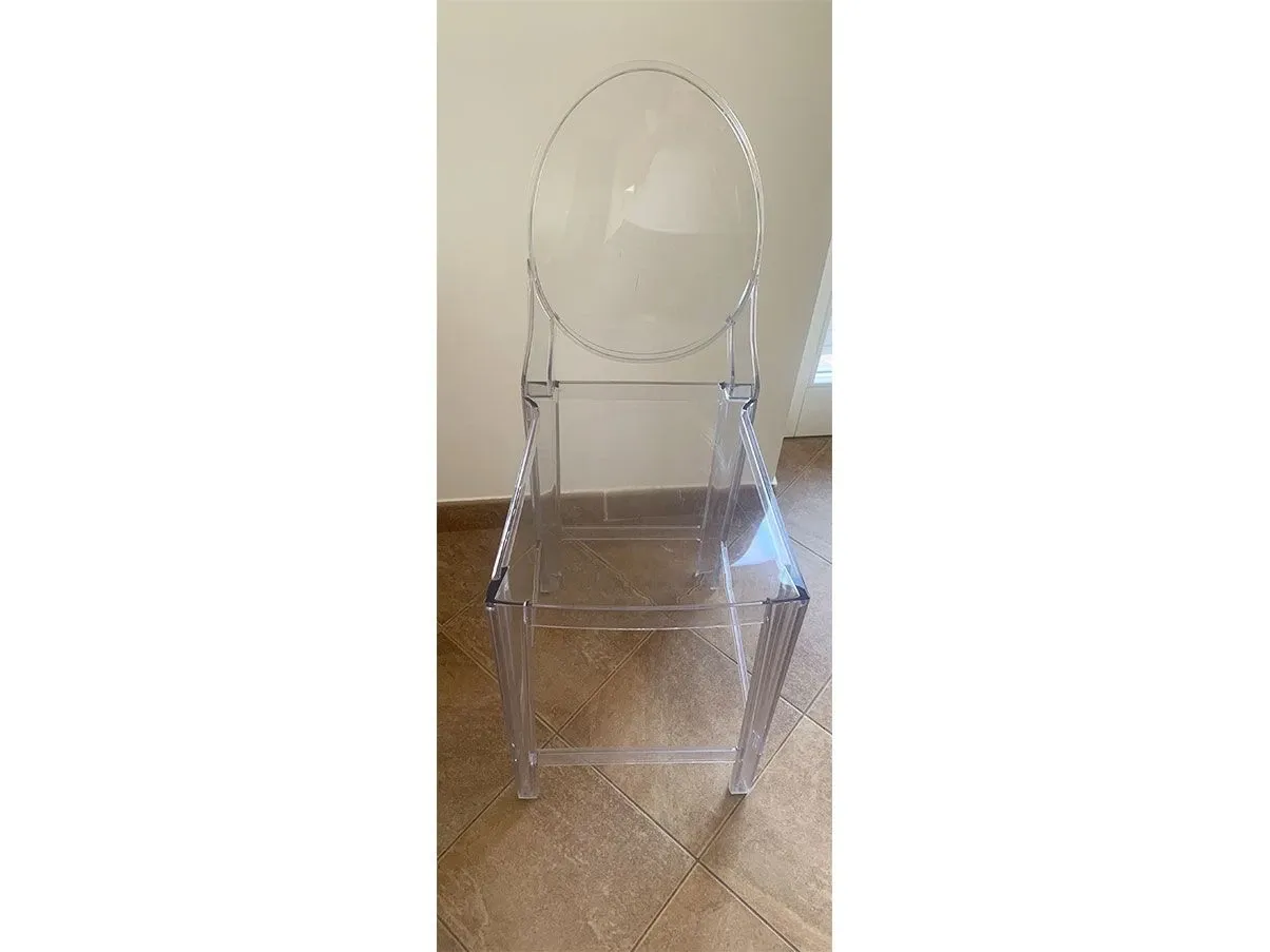 One More Barhocker aus transparentem Polycarbonat 4