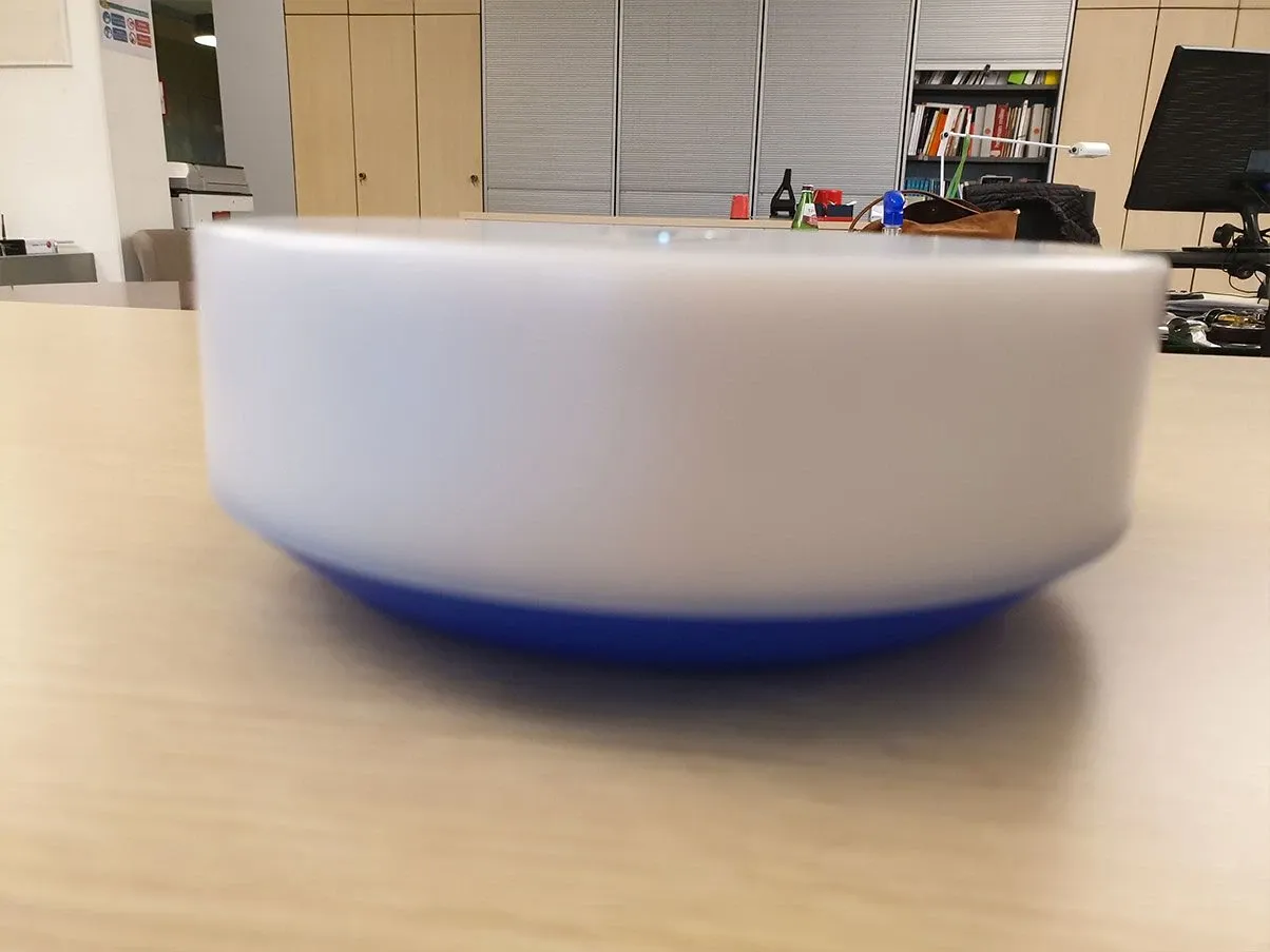 Lampada da parete o soffitto Mini Button (bianco-blu), Flos 
