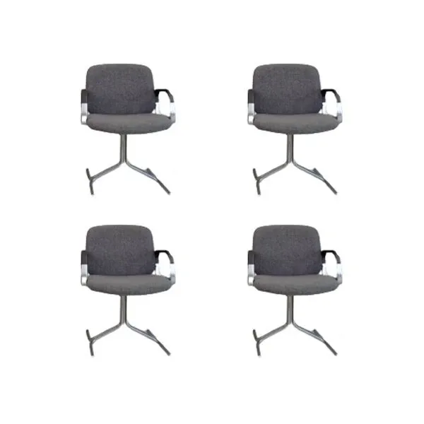 Set 4 sedie vintage di Herbert Hirchie, 