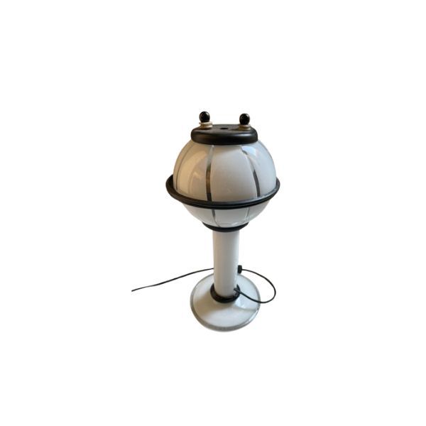 Lampada da tavolo in vetro di Murano e ferro (anni '50), image
