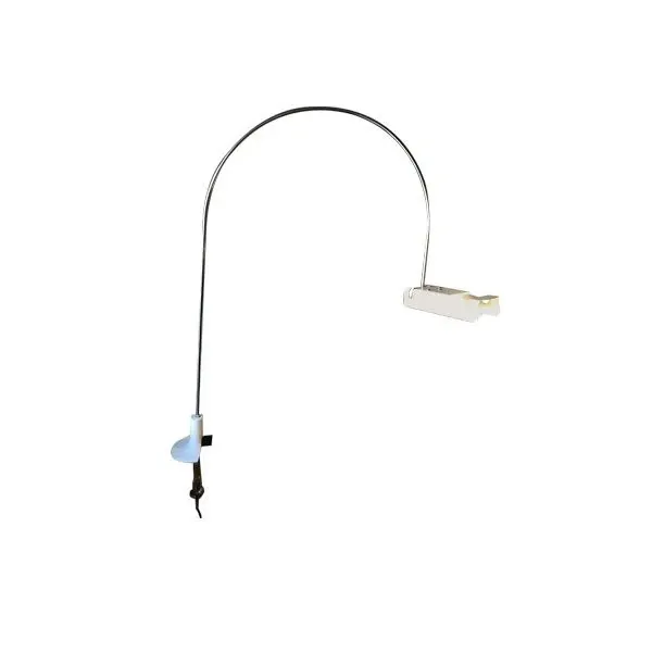 Spider arc lamp with metal clamp (white), Oluce image