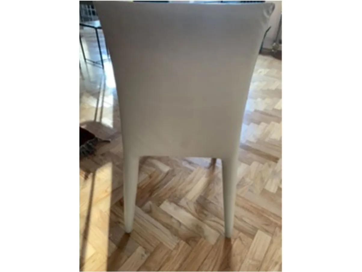 Sedia imbottita Vol Au Vent in pelle (beige), B&B Italia 3
