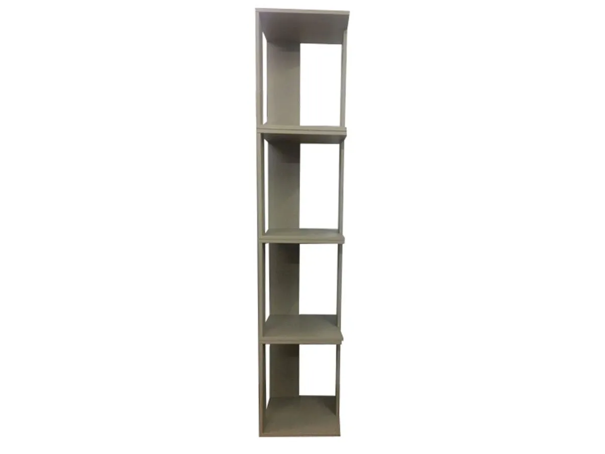 Cubic 1 bookcase assembled in wood (beige) 1