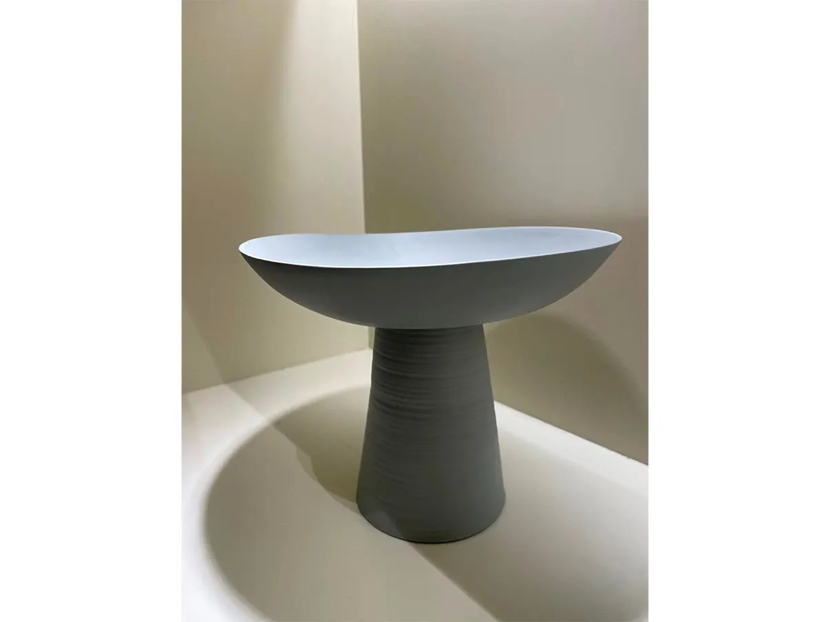 Alzatina Britannia Observant Bowl-Fog in porcellana, Janus et Cie 2
