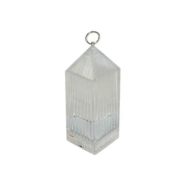 Lampada a led Lantern portatile (trasparente), Kartell 