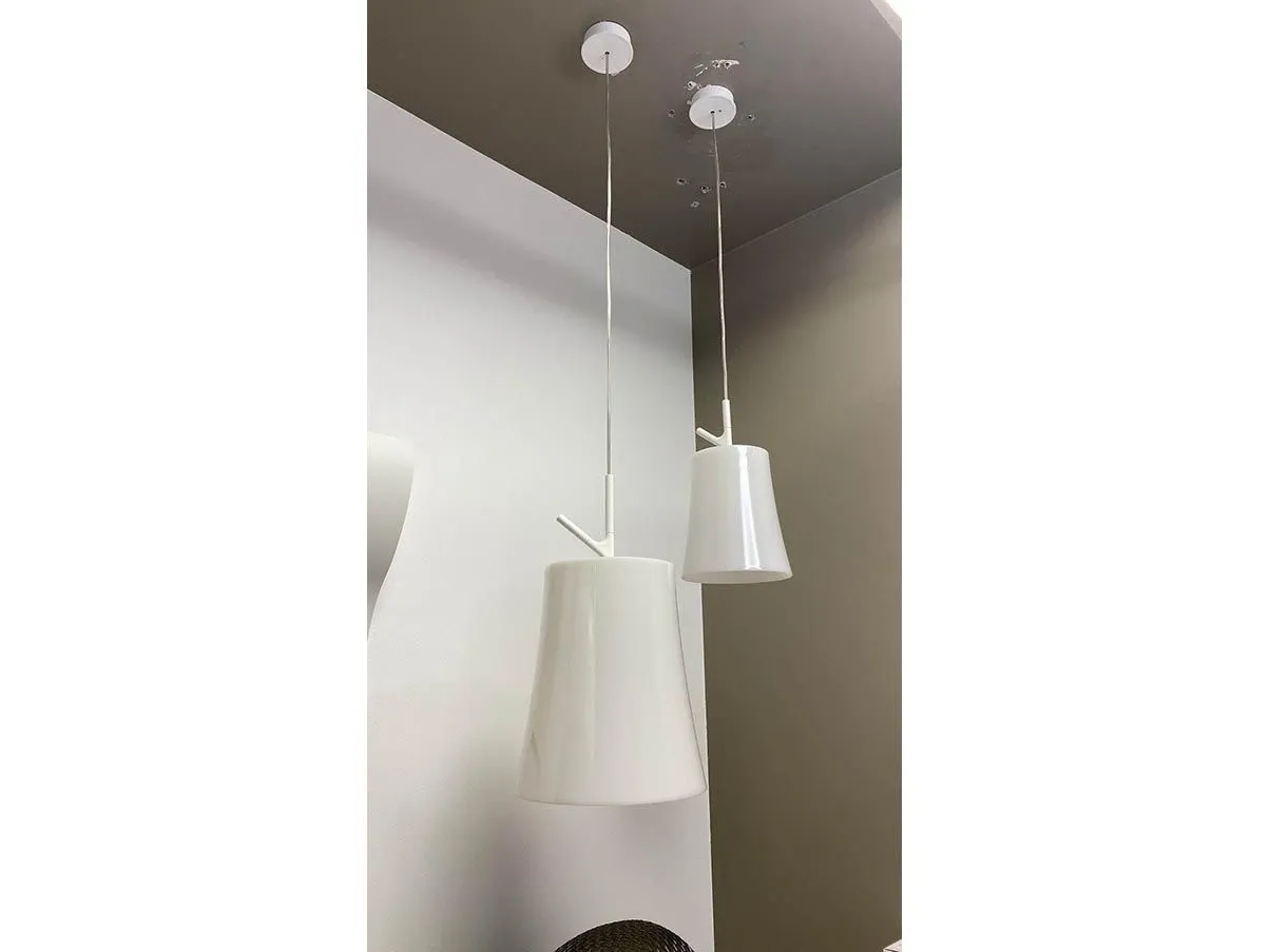 Large Birdie pendant lamp (white), Foscarini 1