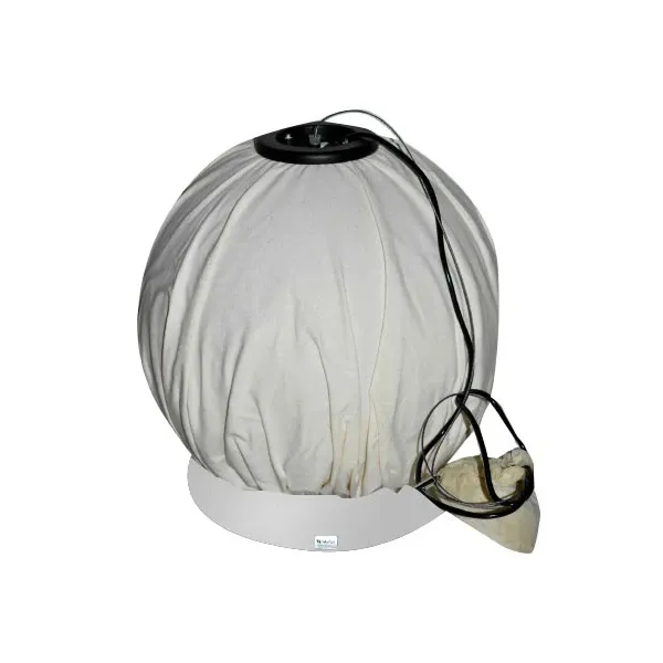 Lucinda suspension lamp in glass and fabric, Ve-Art image