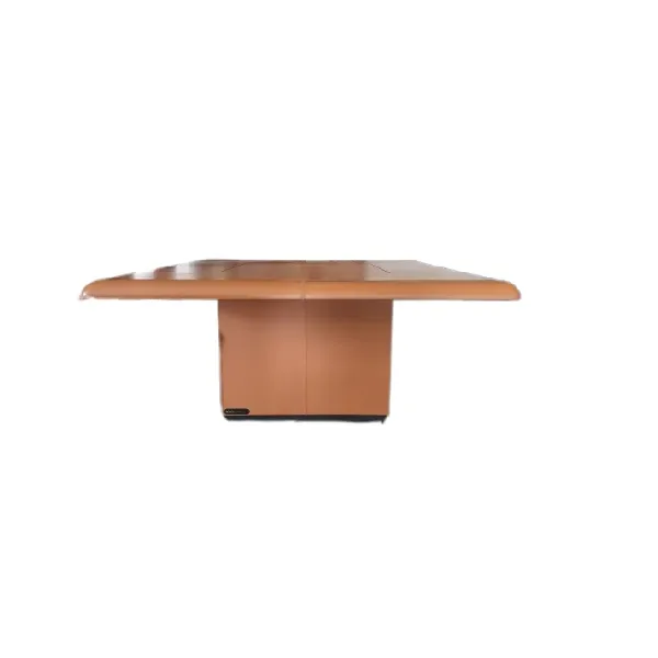 Ergon table with leather covering, Rossi di Albizzate image