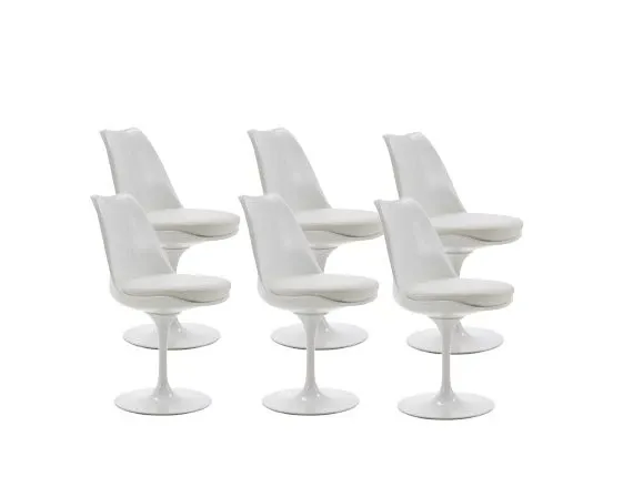 Set 6 Tulip chairs, Alivar image