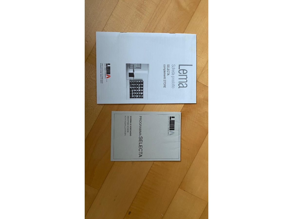 Set di libreria mensole e mobile cassettiera, Selecta Defects