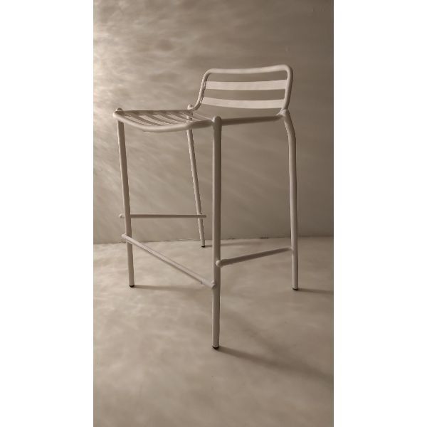 Trampoliere collection metal stool (white), Midj image