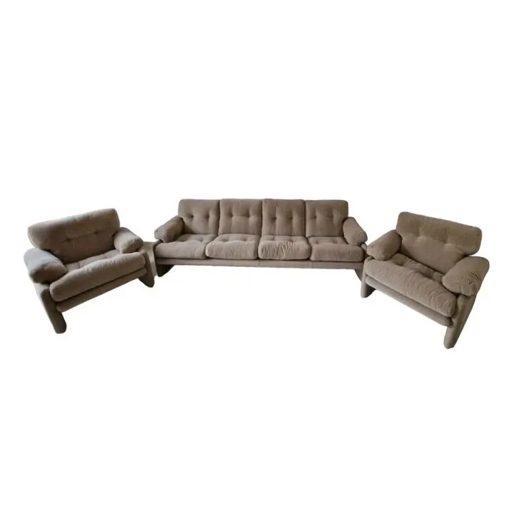 Set of 2 armchairs and sofa Coronado Afra & Tobia Scarpa, B&B Italia image