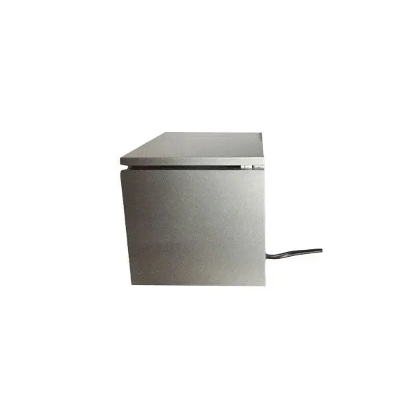 Cuboluce table lamp in metal (silver), Cini&Nils 1