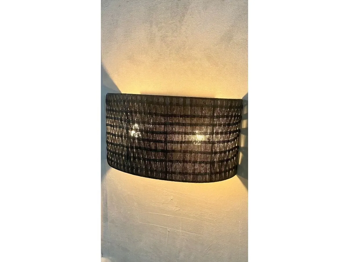 Applique a 2 luci in maglia di metallo, Patrizia Garganti 1
