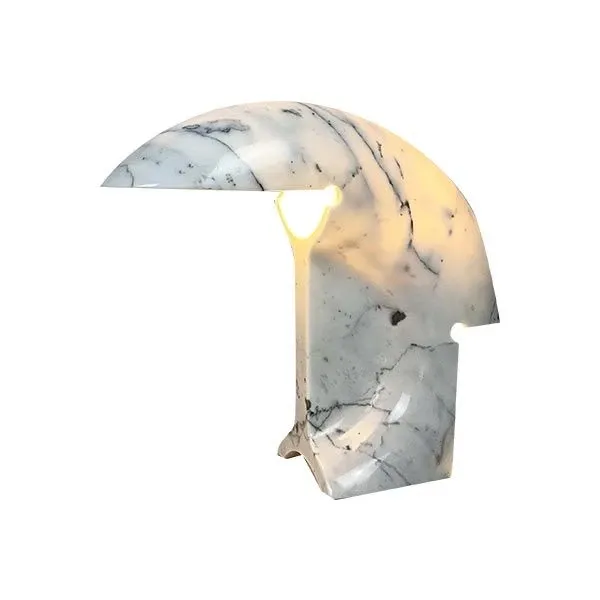 Biagio table lamp in Botticino statuary marble (1960s), Flos image