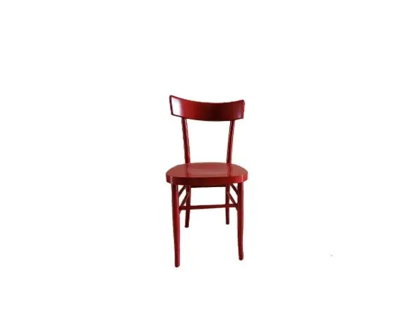 Wooden chair (red) image