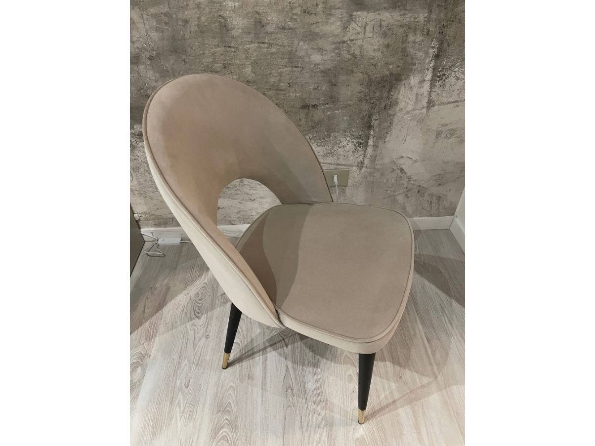 Coppia sedie - Velluto verde e ottone - Chairs