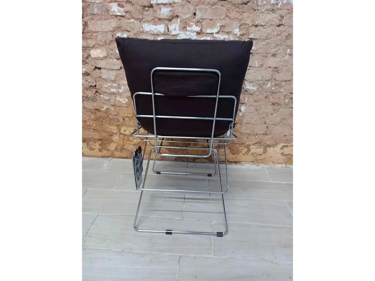 Soft Soft chair by Enzo Mari in metal (black), Robots 1