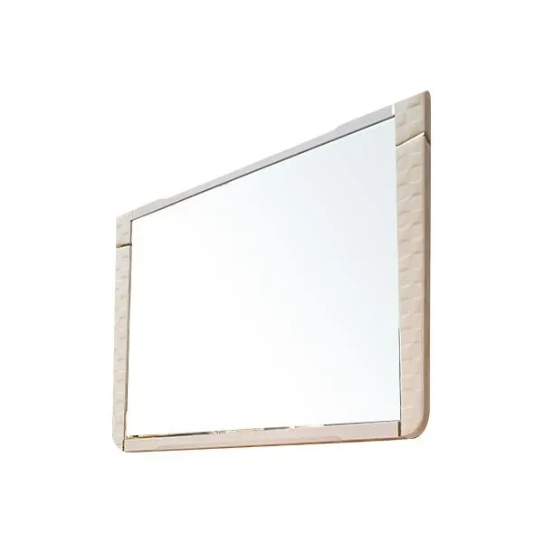 Drop mirror in Eucalyptus and Nubuck, Anacleto Mariani image