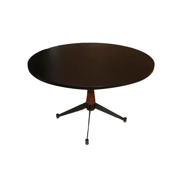 Vintage rosewood and metal table (1950s), image