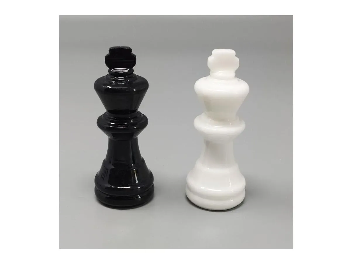 Set di scacchi bianco e nero vintage (anni'70) 5