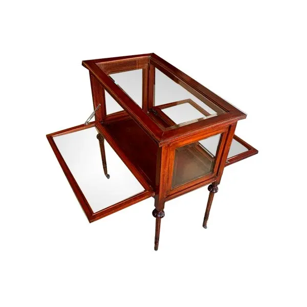 Vetrinetta Inglese in legno e vetro con 2 ante ('800) 2