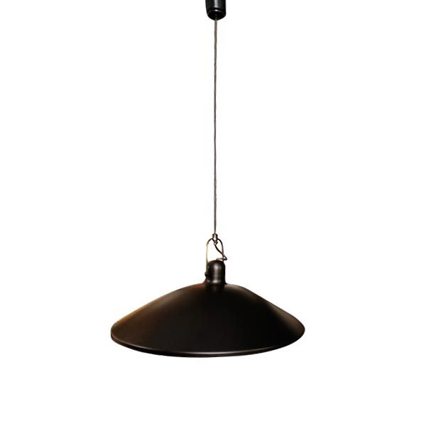 Vintage pendant lamp in painted iron (1980s), Martinelli Luce image